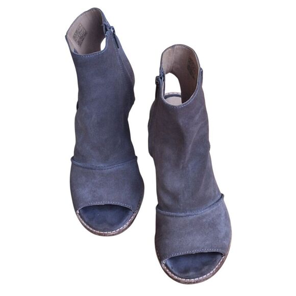 UGG Valencia Peep Toe Booties 1095391 women's size 7 Sandal Bootie Shootie Brown - Picture 13 of 16